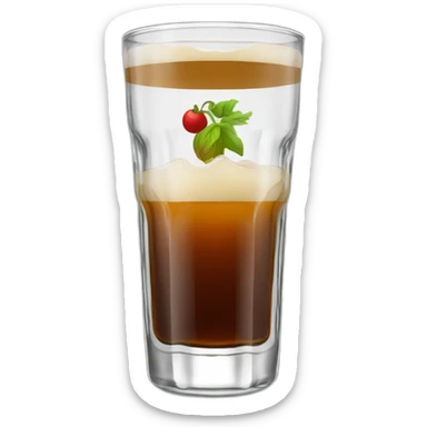 fernet branca high ball glass sticker