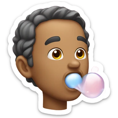 a dude gargling  sticker