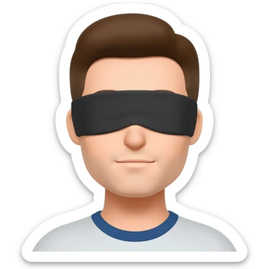 eyes blindness sticker