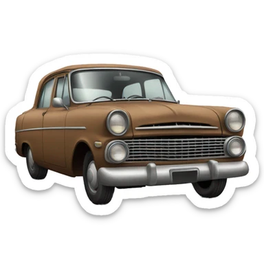 old car sticker