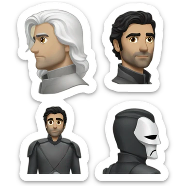 Moonknight oscar isaac sticker
