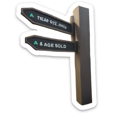 Real Estate Sign sticker