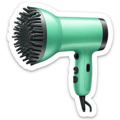 Mint green Dyson hairdryer  sticker