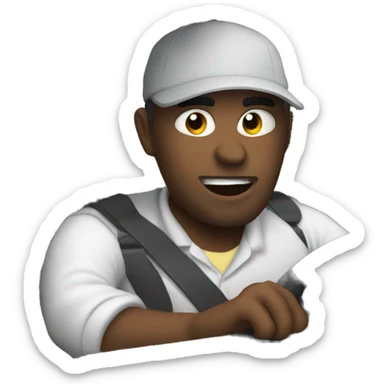 Late night driving sticker