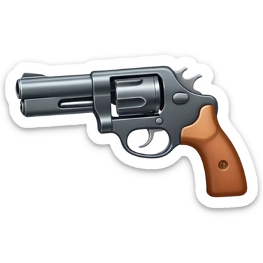 Gun and a clip sticker