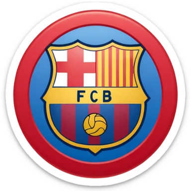 FC BARCELONA SMALL FOR EMOJI sticker