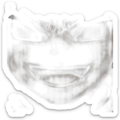 Goku agarrando el icono de instagram  sticker