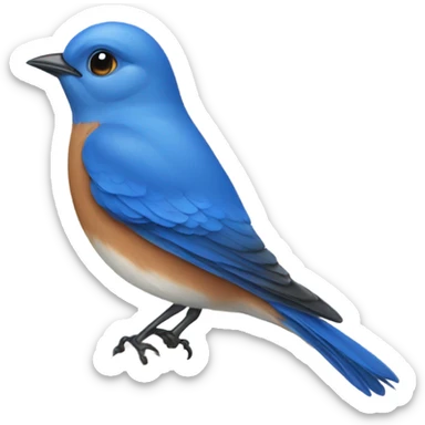 Bluebird sticker