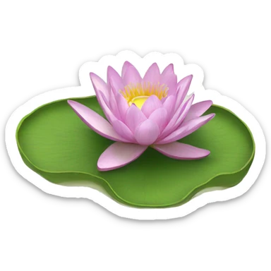 Water lily - element for Doodle God sticker