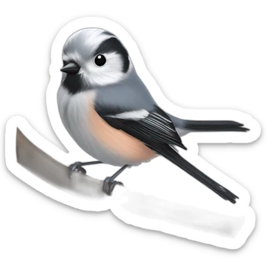 Long-tailed Tit sticker