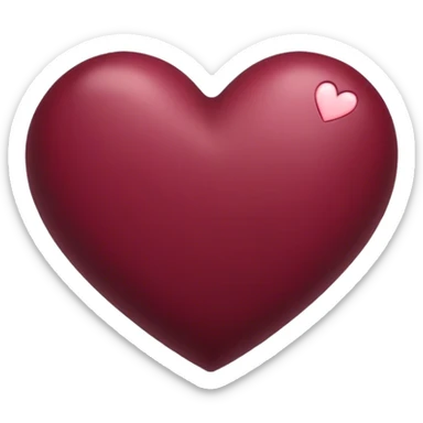 Burgundy 💖  sticker