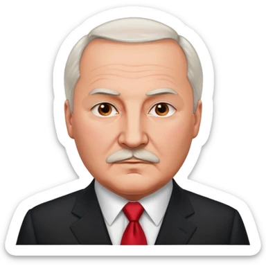 generate unbelievable realistic lukashenko alexander grigorievich sticker