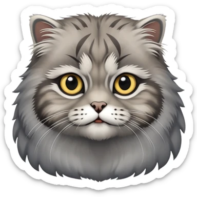 Pallas cat sticker