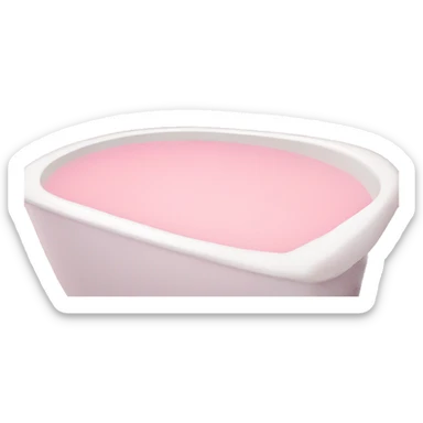 Light pink bath sticker