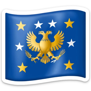 Kosovo flag sticker