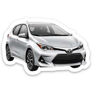 Toyota Corolla 2016 hatchback sticker