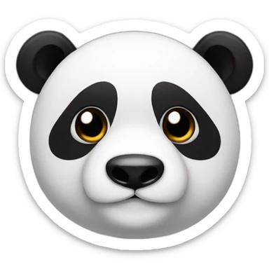 memditating Panda sticker