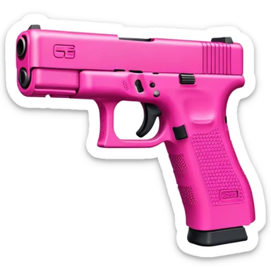 Pink Glock  sticker