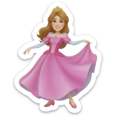 princess dance sticker