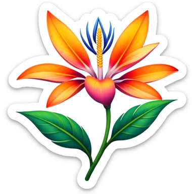 Flower of paradise sticker