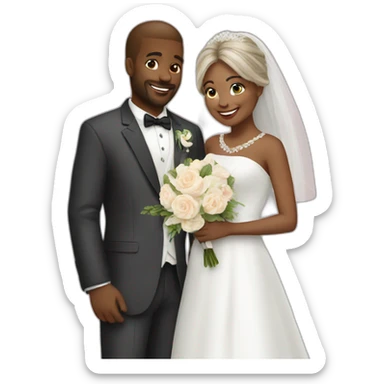 wedding sticker
