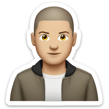 micheal scofield sticker