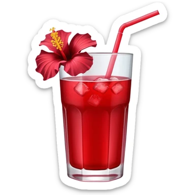 make hibiscus juice sticker