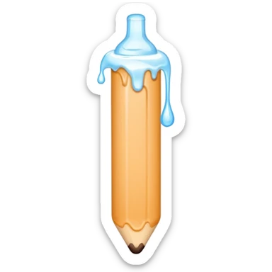 Veiny stick skin color with white liquid sticker