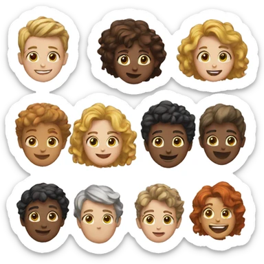 five friends sticker