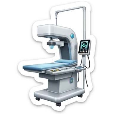 X-ray machine sticker