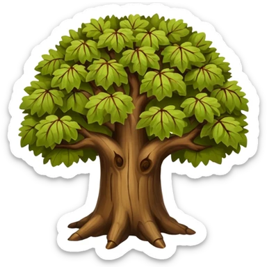 walnut tree sticker