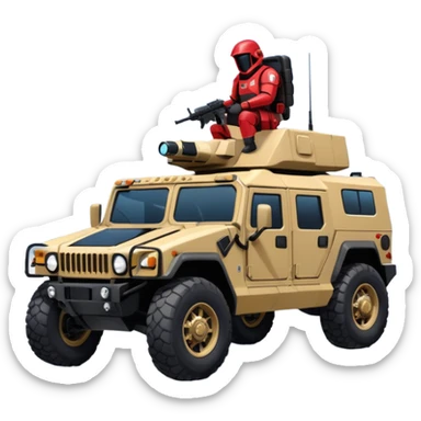 Rock climbing Snow planet dark scary Imperial Shock Troopers police off road interceptor humvee camper  sticker