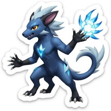 Luxray-Electrike-Manectric-Absol-fusion, full body sticker