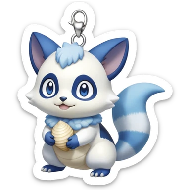 Shiny Minccino-Meowstic-Oshawott-Hybrid (Full body) sticker