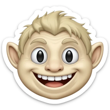 Troll face sticker