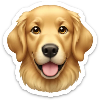 golden retriever  sticker