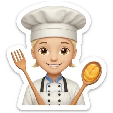 cute chef sticker