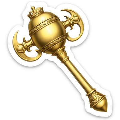 Hetman's mace sticker