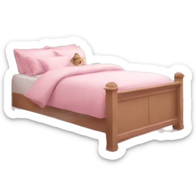 Pink pretty girly bedroom  sticker