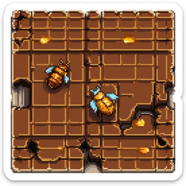 chocolate bar with honey on top sticker