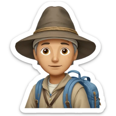 Cruz del camino de santiago sticker