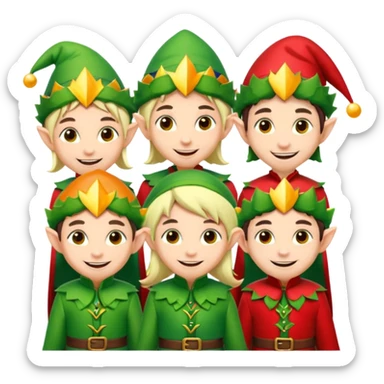Christmas Elfs sticker