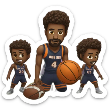 duel with a new team of players in the final quarter sticker