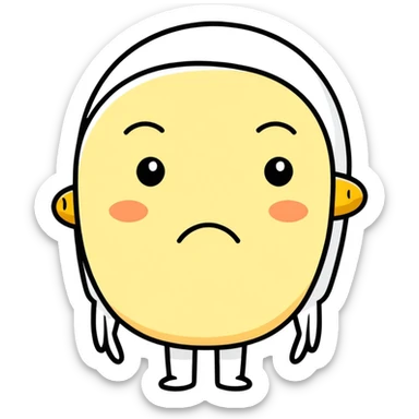 sad and also happy sticker