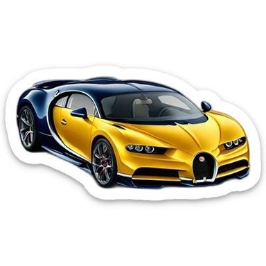 Buggati chiron super sport sticker