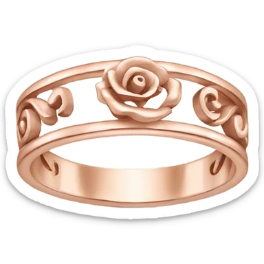 rose gold ring sticker