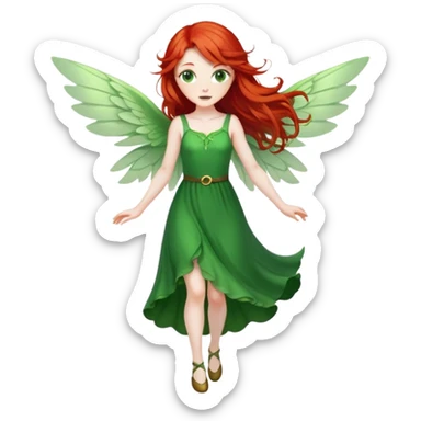 Irish fairy sticker