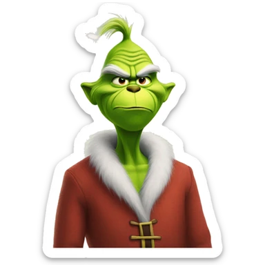 Grinch sticker