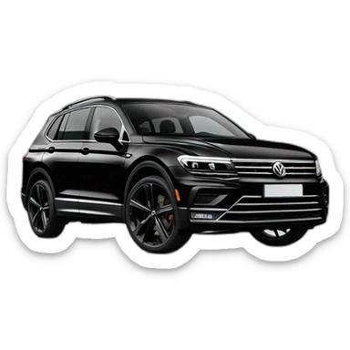 Vw tiguan r line 2020 black rims sticker