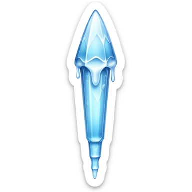 Icicle sticker